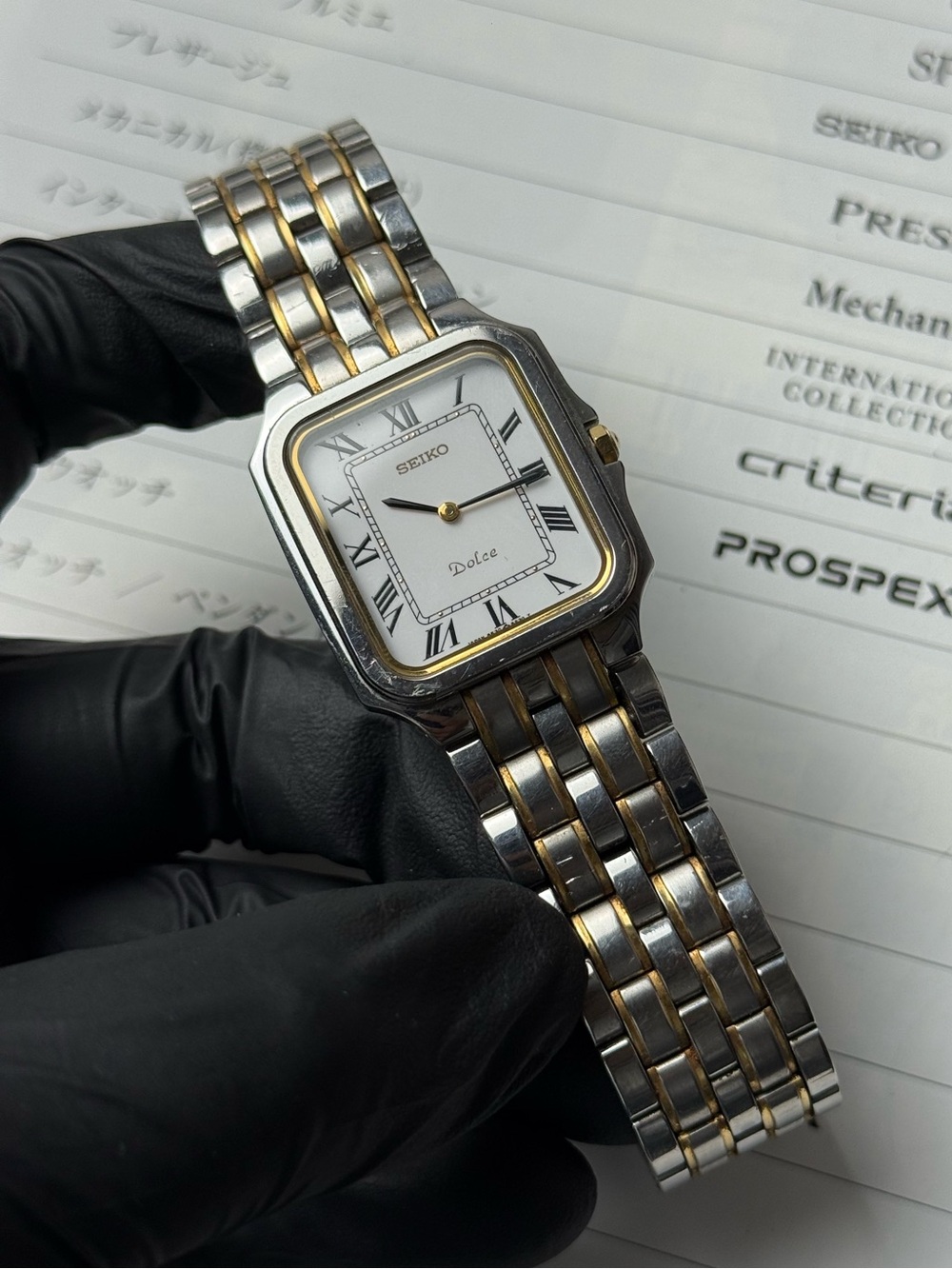 Vintage 1989 Seiko Dolce 5E30-5A40 Men’s Watch - Panthére Homage